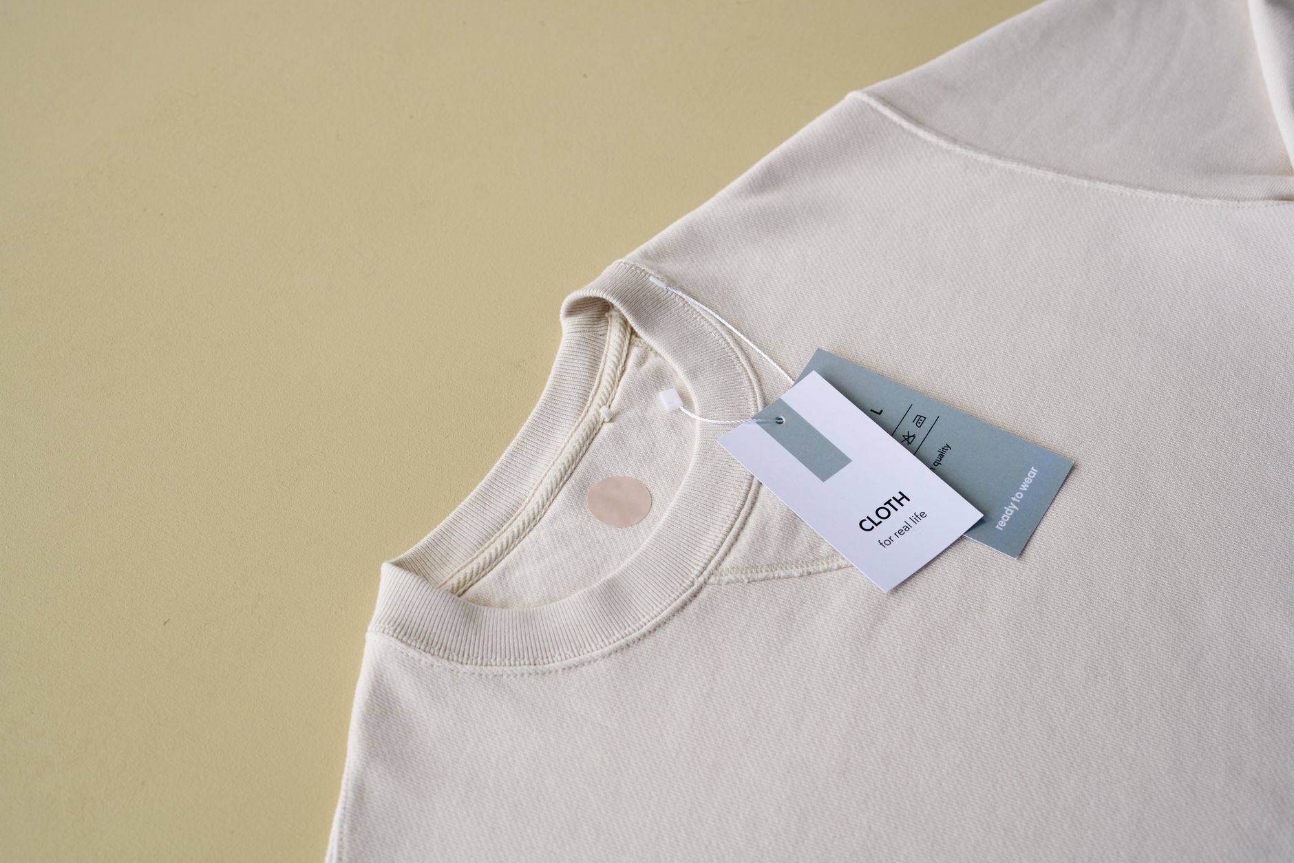 Harbor Crewneck — loopback fleece crewneck sweatshirt